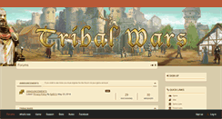 Desktop Screenshot of forum.beta.tribalwars.net