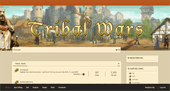 Desktop Screenshot of forum.tribalwars.dk